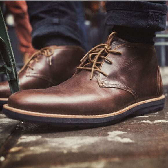 Timberland Earthkeepers Brown Leather Kempton Chukka Dress Business Work Boots 9 - Picture 1 of 9